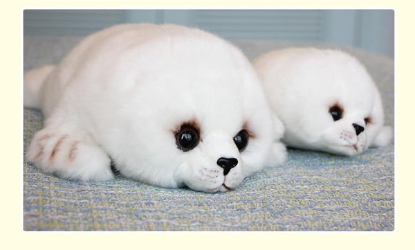 Planet Gates Soft Cute Seals Plush Toy Sea World Animal Sea Lion Plush Stuffed Doll Big Eyes Baby Birthday Gift for Kids Girls