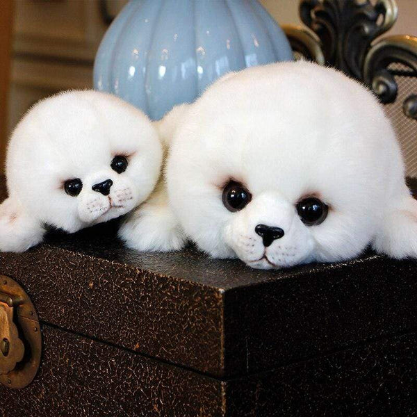Planet Gates Soft Cute Seals Plush Toy Sea World Animal Sea Lion Plush Stuffed Doll Big Eyes Baby Birthday Gift for Kids Girls