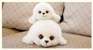 Planet Gates Soft Cute Seals Plush Toy Sea World Animal Sea Lion Plush Stuffed Doll Big Eyes Baby Birthday Gift for Kids Girls