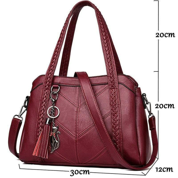 Soft Leather Luxury handbags Women bags Designer Tassel Crossbody Shoulder Bags For Women
