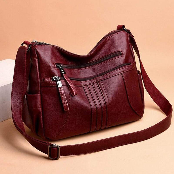 Soft Leather Zipper Luxury Handbags Women Bags Designer Female Shoulder Crossbody Bags