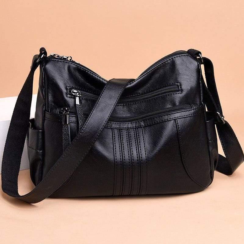 Soft Leather Zipper Luxury Handbags Women Bags Designer Female Shoulder Crossbody Bags