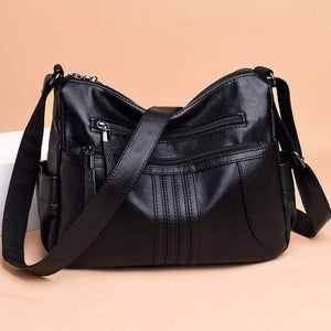 Soft Leather Zipper Luxury Handbags Women Bags Designer Female Shoulder Crossbody Bags