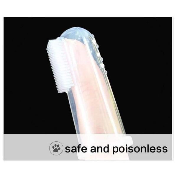 Planet Gates Soft Pet Finger Tooth brush Dog Brush chihuahua Addition Bad Breath Tartar Teeth Care Dog Cleaning Supplies Free Shipping
