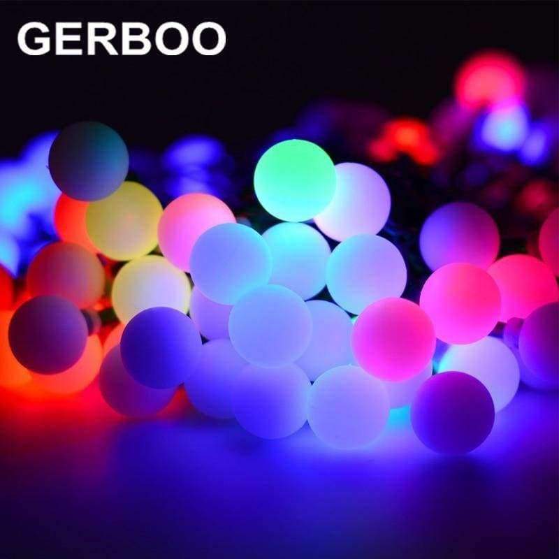 Solar Lamps 20Leds Ball Waterproof Colorful Fairy Outdoor Solar Light Garden Christmas Party Decoration String Lights
