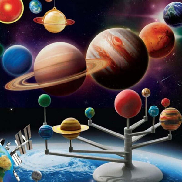 Planet Gates Solar System Planetarium Model Kit Astronomy Science Project DIY Kids Gift Worldwide Sale Educational Toys For Child