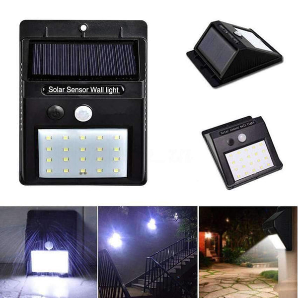 Planet Gates Solar Wall Outdoor Lights 20/30LED Solar Sensor Lights Home Outdoor Waterproof  Security lamp Use Garden Outdoor Lawn