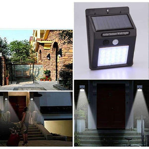 Planet Gates Solar Wall Outdoor Lights 20/30LED Solar Sensor Lights Home Outdoor Waterproof  Security lamp Use Garden Outdoor Lawn