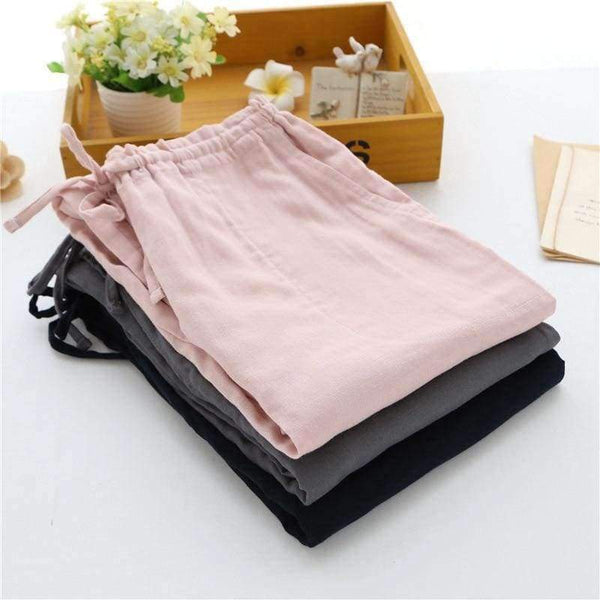 Planet Gates solid 1 / M New cotton women home pants autumn winter ladies lounge pajamas pant large size sleep trousers pijama inverno A651