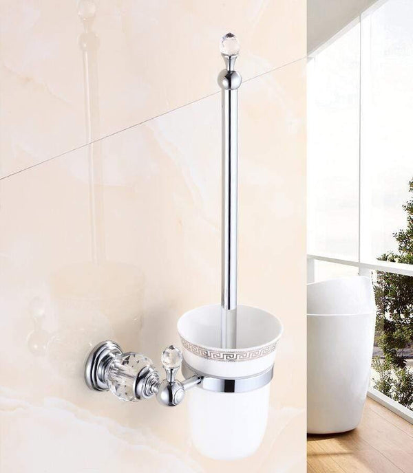 Planet Gates Solid Brass Chrome Finish Bathroom Accessories Set,Robe Hook,Paper Holder,Towel Bar,Soap Basket,bathroom Sets,