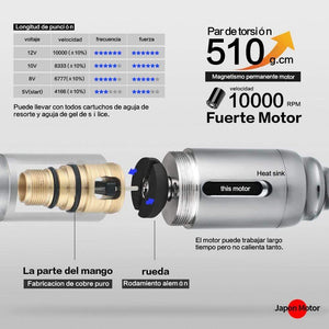 Planet Gates Solong Hybrid Rotary Tattoo Pen Machine Kits 8000RPM DC 5.5 Interface Permanent Make Up Strong Quiet Motor Tattoo Body&Art EM118