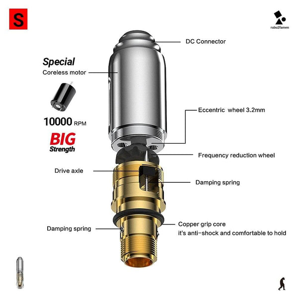 Planet Gates Solong Hybrid Rotary Tattoo Pen Machine Kits 8000RPM DC 5.5 Interface Permanent Make Up Strong Quiet Motor Tattoo Body&Art EM118