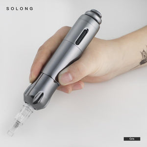 Planet Gates Solong Hybrid Rotary Tattoo Pen Machine Kits 8000RPM DC 5.5 Interface Permanent Make Up Strong Quiet Motor Tattoo Body&Art EM118