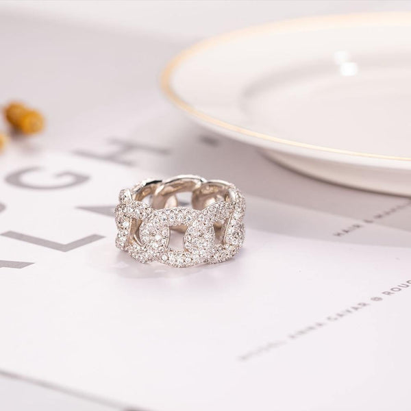 Planet Gates SONA Diamond Ring Wedding Jewelry Sparkling 925 Sterling Silver Rings For Women