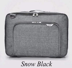 Planet Gates Sonw Gray Fashion Large-Capacity Trolley Travel Bag For Suitcase Luggage Bag Waterproof Baggage Shoulder Bag