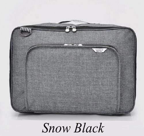 Planet Gates Sonw Gray Fashion Large-Capacity Trolley Travel Bag For Suitcase Luggage Bag Waterproof Baggage Shoulder Bag