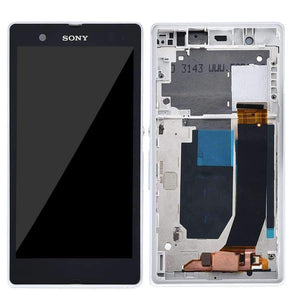 Planet Gates SONY Xperia Z LCD Touch Screen With Frame For SONY Xperia Z Display Replacment L36H C6603 C6602 C6606