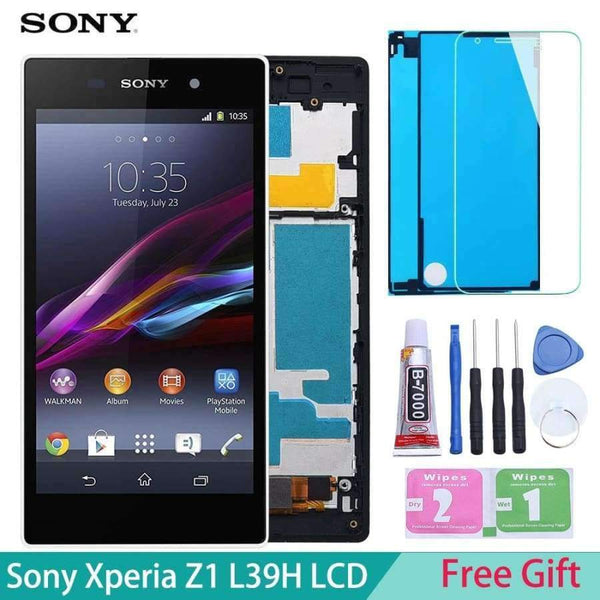 Planet Gates SONY Z1 Display L39h C6902 C6903 C6906 C6943 LCD For SONY Xperia Z1 LCD Display Touch Screen Digitizer