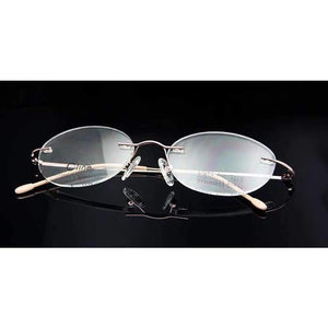 Planet Gates SORBERN Ova Rimless Eyeglasses Frame Women Brand Designer Clear Myopia Glasses Pink Eyewear Frames Woman oculos de grau feminino