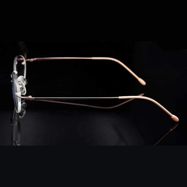 Planet Gates SORBERN Ova Rimless Eyeglasses Frame Women Brand Designer Clear Myopia Glasses Pink Eyewear Frames Woman oculos de grau feminino