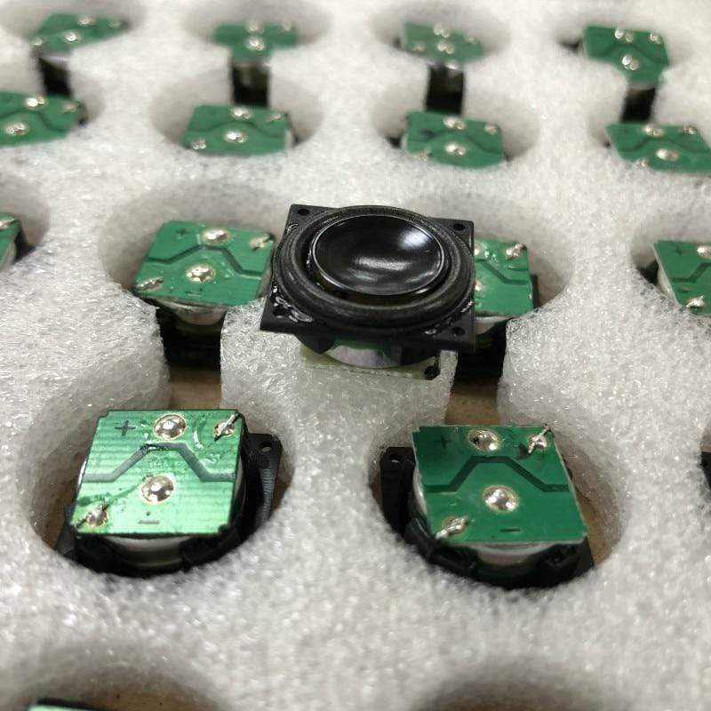 Planet Gates SOTAMIA 2Pcs 18mm Audio Music Loudspeaker Home Theater Square Bubble Edge Mini Speaker DIY PC Laptop Speaker Driver