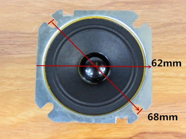 Planet Gates SOTAMIA 2Pcs 2.5 Inch Tweeter Audio Speaker Driver 6 Ohm 60W Paper Cone Treble Loudspeaker DIY Sound Music Speaker Home Theater