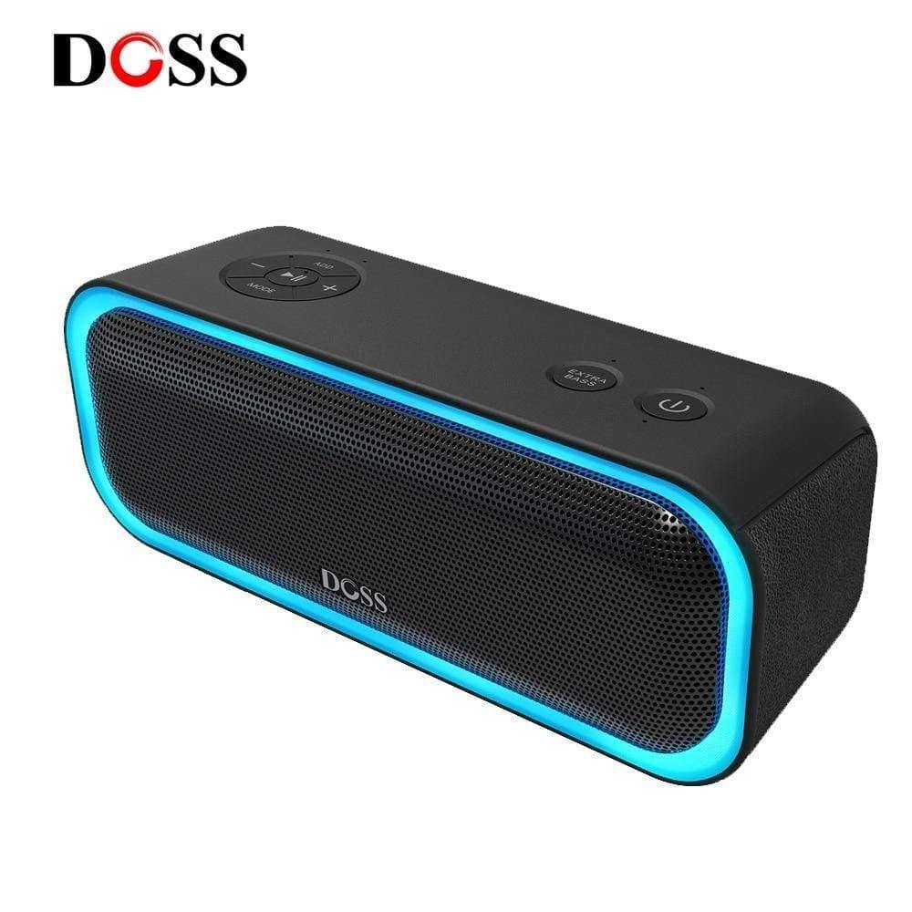 Planet Gates SoundBox Pro TWS Wireless Bluetooth Speaker 2*10 Drivers With Flashing LED Light Enhanced Bass Stereo Sound IPX5 Waterproof