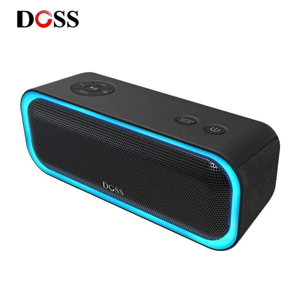 Planet Gates SoundBox Pro TWS Wireless Bluetooth Speaker 2*10 Drivers With Flashing LED Light Enhanced Bass Stereo Sound IPX5 Waterproof