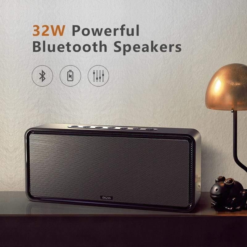 Planet Gates SoundBox XL Portable Wireless Bluetooth Speaker Dual-Driver 3D Stereo Bold Bass Wireless Speaker TF AUX USB