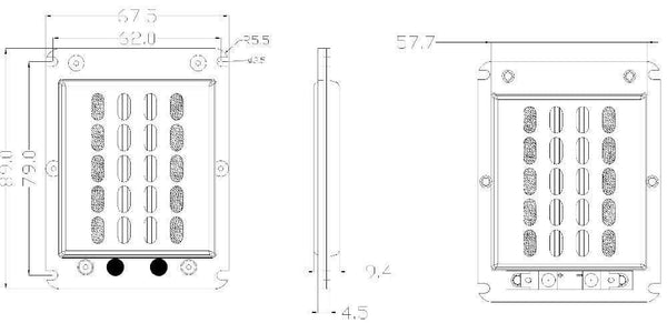 Planet Gates Sounderlink 1 PC Diy monitor audio flat Hi-Fi speaker planar transducer ribbon tweeter with open back AMT-300-01 &NEO-3PDR