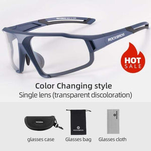 Planet Gates SP216BL / United States Photochromic Cycling Glasses Bike Bicycle Glasses Sports Men's Sunglasses MTB Road Cycling Eyewear Protection Goggles