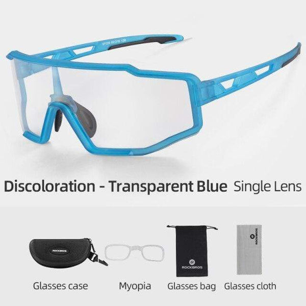 Planet Gates SP225BL Photochromic Cycling Glasses Bike Bicycle Sports Men's UV400 Sunglasses MTB Road Eyewear Protection Goggles