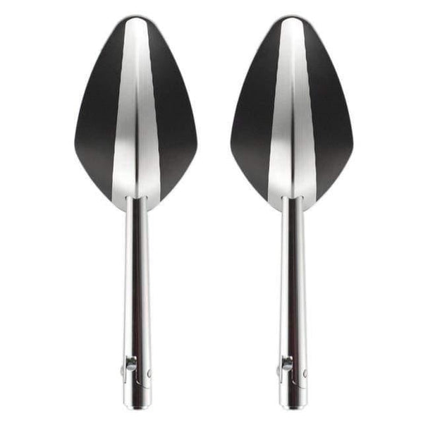 Planet Gates Spain / 801-0330-Silver Universal Aluminum CNC Motorcycle Rearview Side mirror for TOMOK Yamaha BMW Honda Suzuki Ducati Kawasaki KTM Hyosung benelli ATV