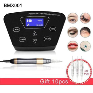 Planet Gates SPAIN / Kit BMX 001 Biomaser Professional Tattoo Machine Rotary Pen For Permanent Makeup Eyebrow Lip Microblading DIY Machine Kit With Tattoo Needle
