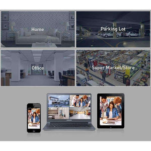 Planet Gates Spain / None / Black Hiseeu wifi home security camera system wifi 4CH 1080P CCTV NVR Kit 2pcs 960P/1080P wireless video surveillance IP camera system