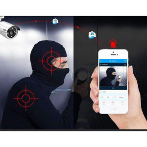 Planet Gates Spain / None / Black Hiseeu wifi home security camera system wifi 4CH 1080P CCTV NVR Kit 2pcs 960P/1080P wireless video surveillance IP camera system