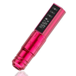 Planet Gates SPAIN / Pink Wireless Tattoo Pen Machine Brushless Motor 1950 mAh Lithium Battery Fast Charge for Travel Portability