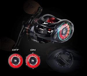 Planet Gates Spartacus/Spartacus Plus Baitcasting Reel 8KG Drag Power 11+1 Ball Bearings 6.3:1 High Speed 230g Fishing Reel