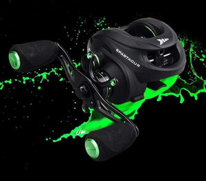 Planet Gates Spartacus/Spartacus Plus Baitcasting Reel 8KG Drag Power 11+1 Ball Bearings 6.3:1 High Speed 230g Fishing Reel