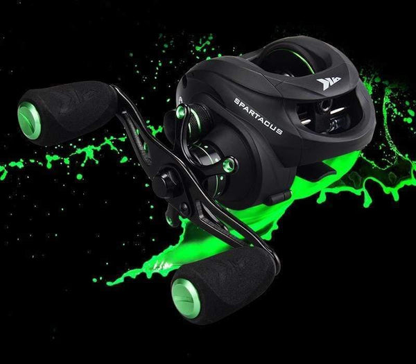 Planet Gates Spartacus/Spartacus Plus Baitcasting Reel 8KG Drag Power 11+1 Ball Bearings 6.3:1 High Speed 230g Fishing Reel