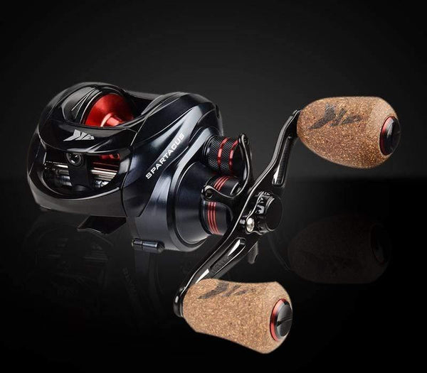 Planet Gates Spartacus/Spartacus Plus Baitcasting Reel 8KG Drag Power 11+1 Ball Bearings 6.3:1 High Speed 230g Fishing Reel
