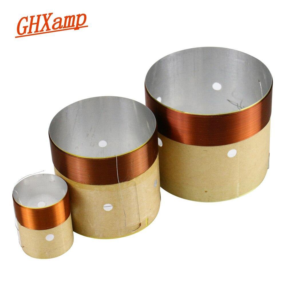 Speaker BASS Voice Coil 4inch 6.5 INCH 10 INCH 18 Inch Subwoofer Speaker Repair 8OHM White Aluminum Sound Air Outlet 2PCS