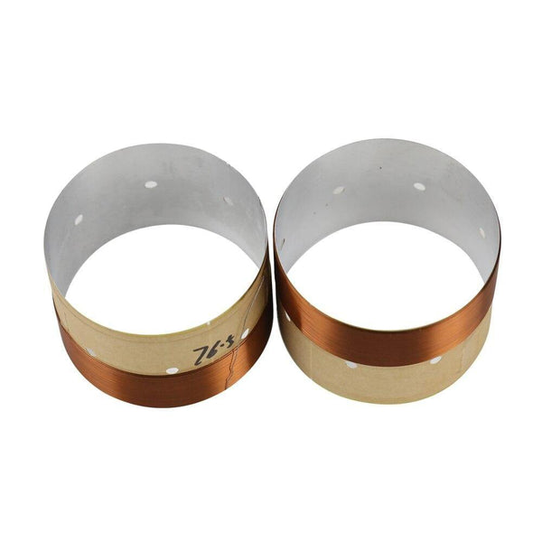 Speaker BASS Voice Coil 4inch 6.5 INCH 10 INCH 18 Inch Subwoofer Speaker Repair 8OHM White Aluminum Sound Air Outlet 2PCS