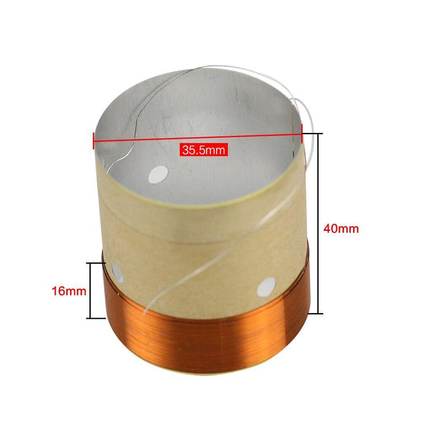 Speaker BASS Voice Coil 4inch 6.5 INCH 10 INCH 18 Inch Subwoofer Speaker Repair 8OHM White Aluminum Sound Air Outlet 2PCS