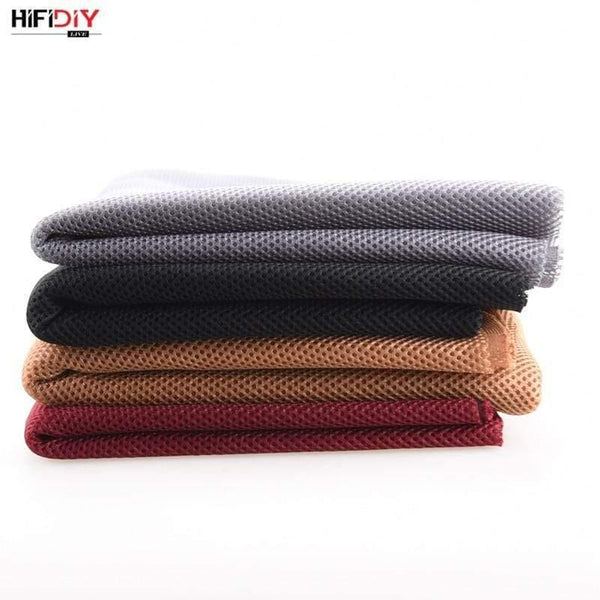 Speaker Grill Cloth Stereo Fabric Gille Mesh Cloth Speaker Protective Accessories White Brown Silver Black 1.5*0.5