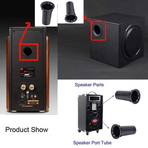Speaker Port Tube Subwoofer Bass Reflex Tube Speaker Box Port Tub (as Shown)