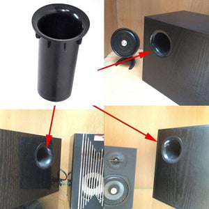 Speaker Port Tube Subwoofer Bass Reflex Tube Speaker Box Port Tub (as Shown)