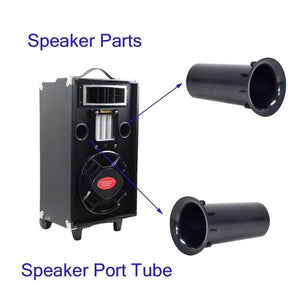 Speaker Port Tube Subwoofer Bass Reflex Tube Speaker Box Port Tub (as Shown)