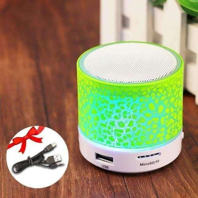 Planet Gates Speakers China / Black GETIHU Portable Mini Bluetooth Speakers Wireless Hands Free LED Speaker With TF USB FM Sound Music For Mobile Phone For iPhone 6