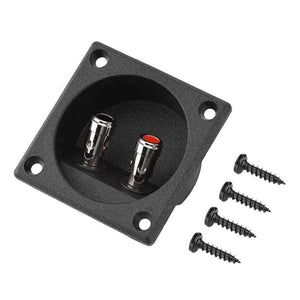 Planet Gates Speakers Terminal Box Push Spring Type 2 Binding Post Cable Connector Acousti